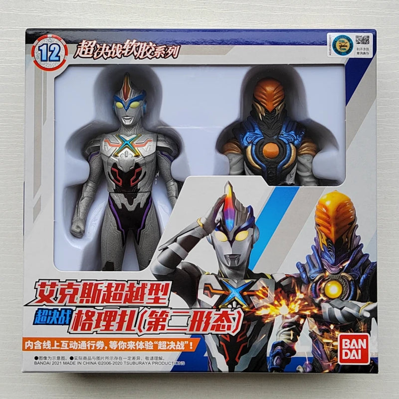 Original Ultraman Trigatiga Galaxy Dynasel Vin Super Showdown Monster Golbadada Set Box Soft Plastic Doll Children'S Gift