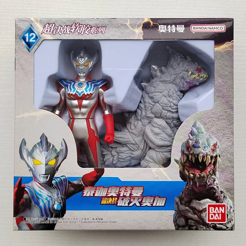 Original Ultraman Trigatiga Galaxy Dynasel Vin Super Showdown Monster Golbadada Set Box Soft Plastic Doll Children'S Gift