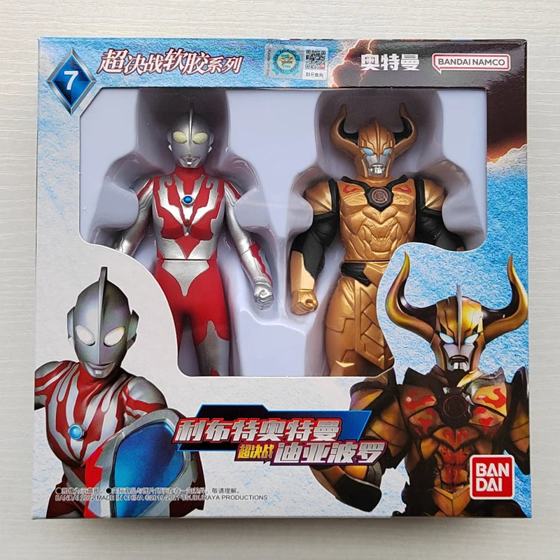 Original Ultraman Trigatiga Galaxy Dynasel Vin Super Showdown Monster Golbadada Set Box Soft Plastic Doll Children'S Gift