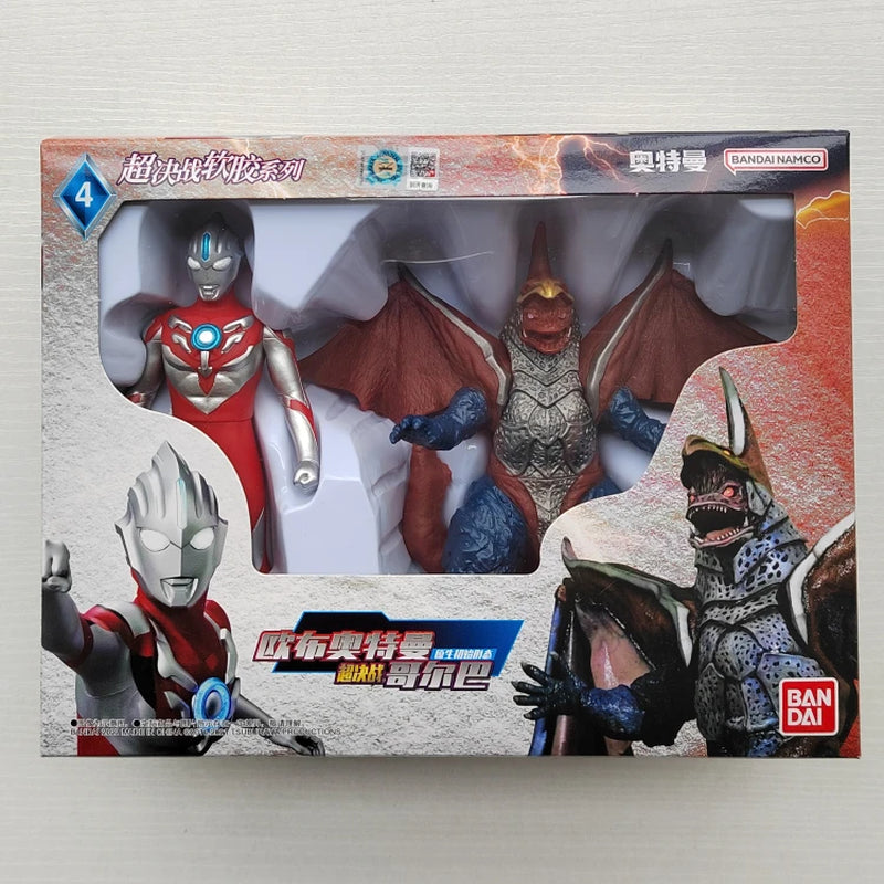 Original Ultraman Trigatiga Galaxy Dynasel Vin Super Showdown Monster Golbadada Set Box Soft Plastic Doll Children'S Gift