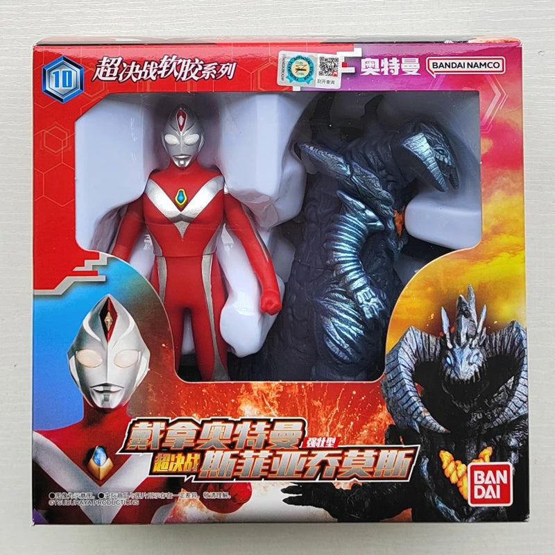 Original Ultraman Trigatiga Galaxy Dynasel Vin Super Showdown Monster Golbadada Set Box Soft Plastic Doll Children'S Gift