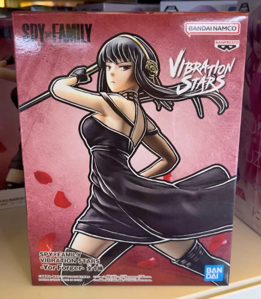 Original in Stock BANPRESTO Vibration Stars Loid Forger Yor Forger Figure Model Anime Spyxfamily Genuine Boxed Toy