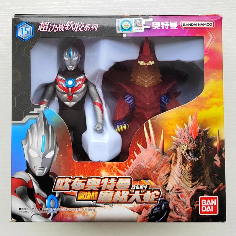 Original Ultraman Trigatiga Galaxy Dynasel Vin Super Showdown Monster Golbadada Set Box Soft Plastic Doll Children'S Gift