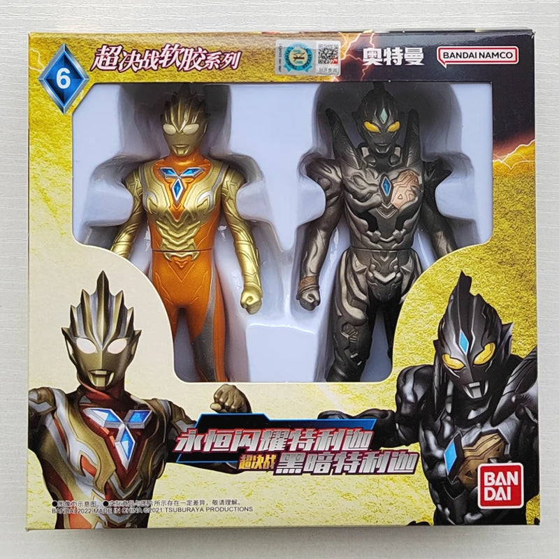 Original Ultraman Trigatiga Galaxy Dynasel Vin Super Showdown Monster Golbadada Set Box Soft Plastic Doll Children'S Gift