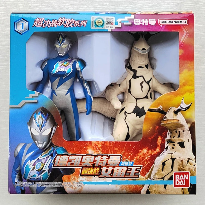 Original Ultraman Trigatiga Galaxy Dynasel Vin Super Showdown Monster Golbadada Set Box Soft Plastic Doll Children'S Gift