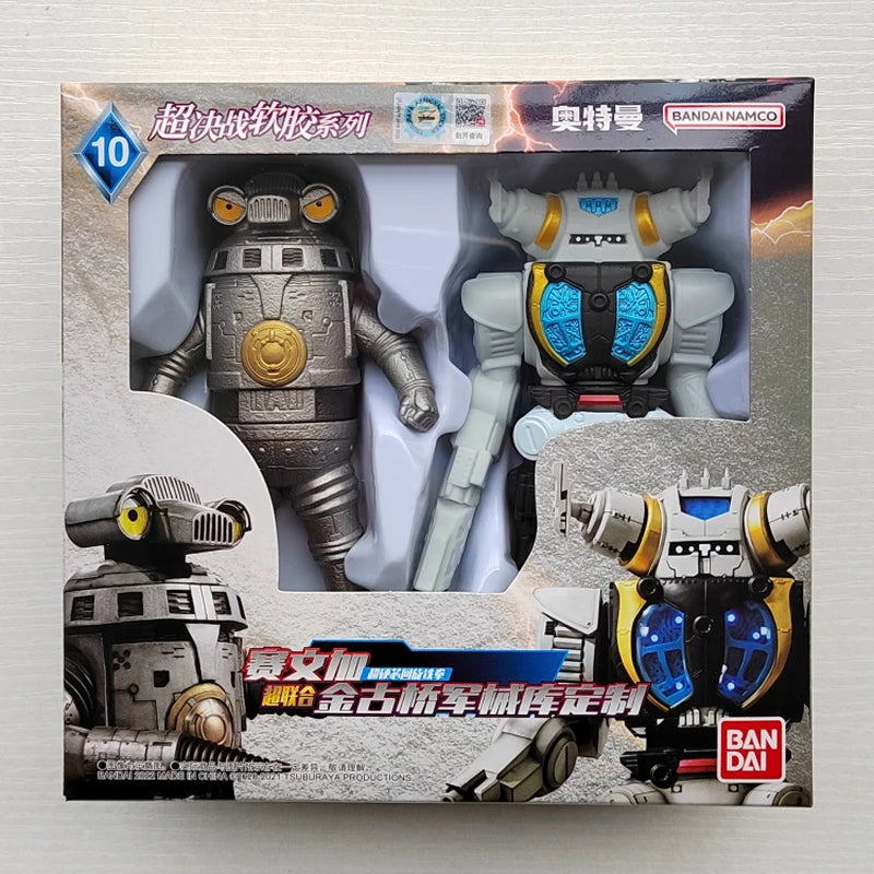 Original Ultraman Trigatiga Galaxy Dynasel Vin Super Showdown Monster Golbadada Set Box Soft Plastic Doll Children'S Gift