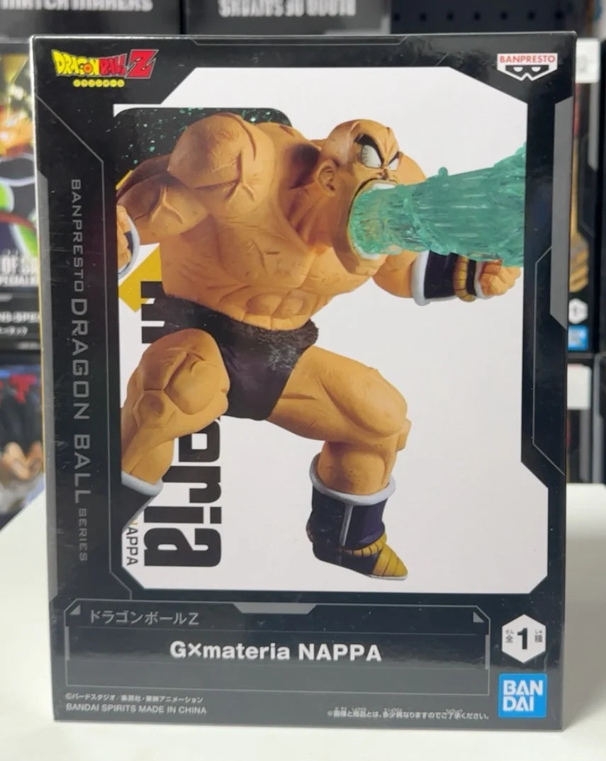 In Stock Original BANPRESTO G X Materia Dragon Ball Z Nappa Figure Anime Model Genuine Boxed Toy