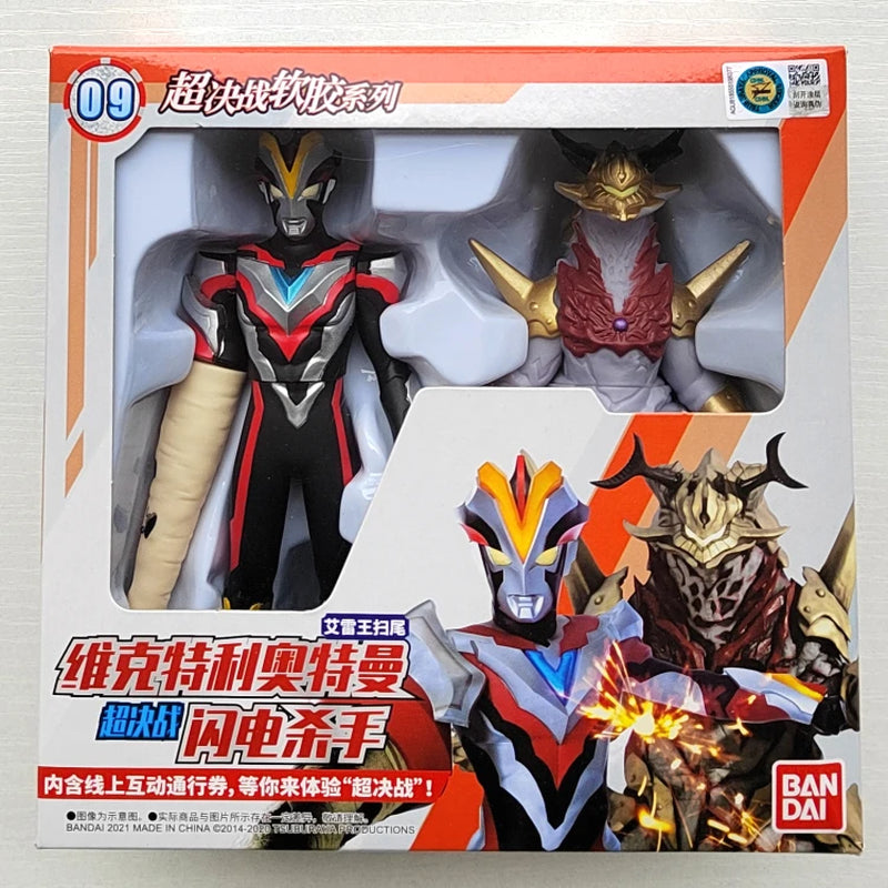 Original Ultraman Trigatiga Galaxy Dynasel Vin Super Showdown Monster Golbadada Set Box Soft Plastic Doll Children'S Gift
