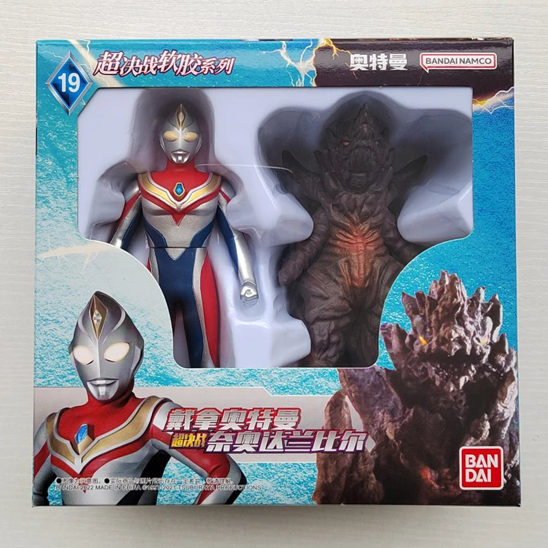 Original Ultraman Trigatiga Galaxy Dynasel Vin Super Showdown Monster Golbadada Set Box Soft Plastic Doll Children'S Gift
