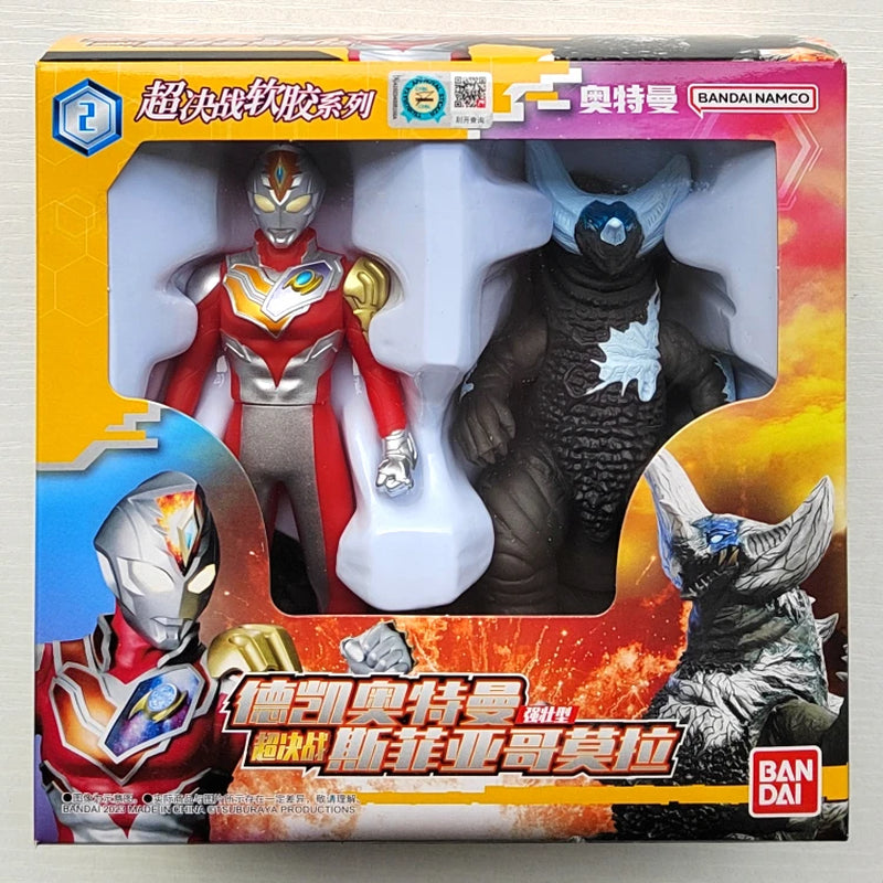 Original Ultraman Trigatiga Galaxy Dynasel Vin Super Showdown Monster Golbadada Set Box Soft Plastic Doll Children'S Gift
