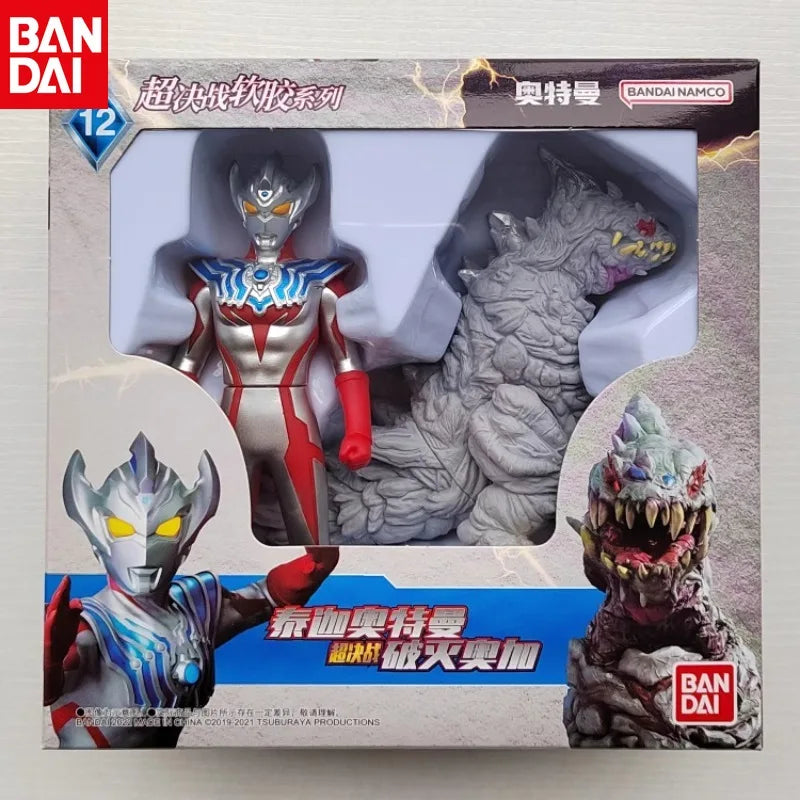 Original Ultraman Trigatiga Galaxy Dynasel Vin Super Showdown Monster Golbadada Set Box Soft Plastic Doll Children'S Gift