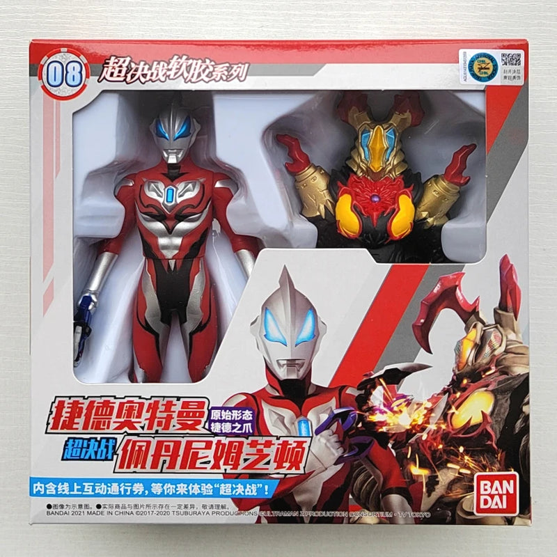 Original Ultraman Trigatiga Galaxy Dynasel Vin Super Showdown Monster Golbadada Set Box Soft Plastic Doll Children'S Gift
