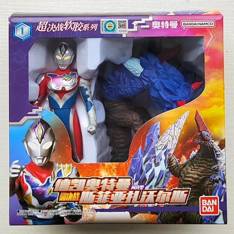 Original Ultraman Trigatiga Galaxy Dynasel Vin Super Showdown Monster Golbadada Set Box Soft Plastic Doll Children'S Gift