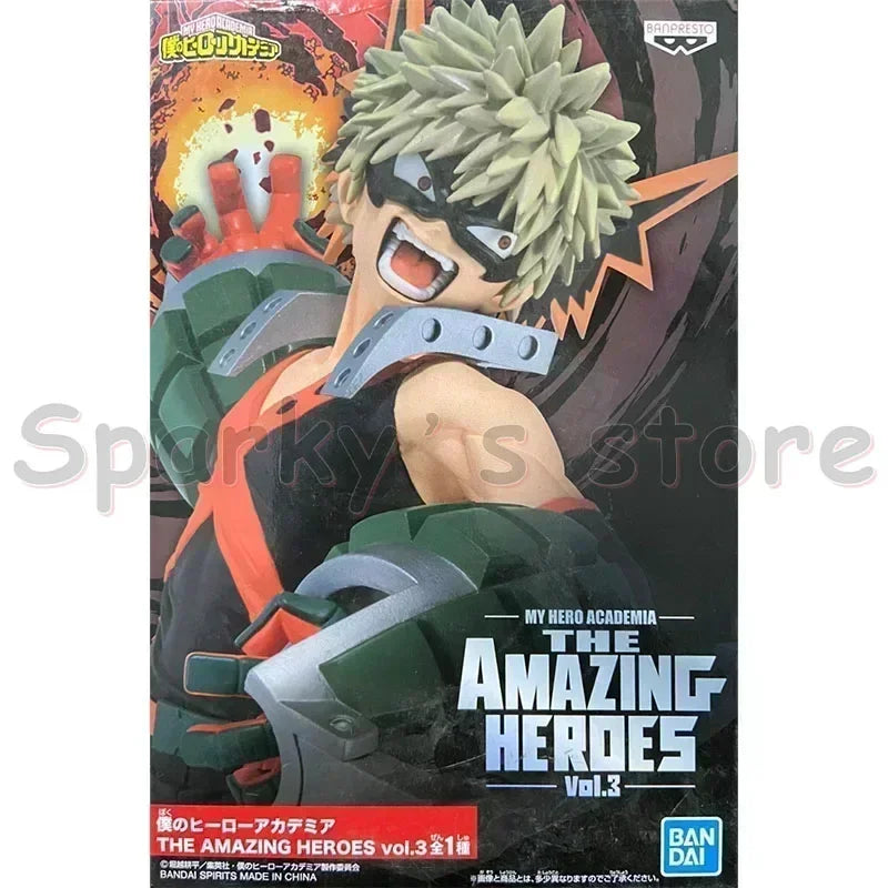 Original Ichiban KUJI MY HERO ACADEMIA Anime Figure Katsuki Bakugo Action Figure Toys for Boys Girls Kids Gifts Model