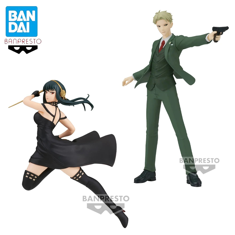 Original in Stock BANPRESTO Vibration Stars Loid Forger Yor Forger Figure Model Anime Spyxfamily Genuine Boxed Toy
