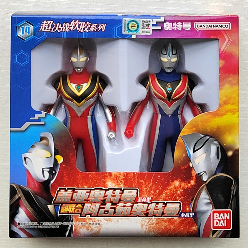 Original Ultraman Trigatiga Galaxy Dynasel Vin Super Showdown Monster Golbadada Set Box Soft Plastic Doll Children'S Gift