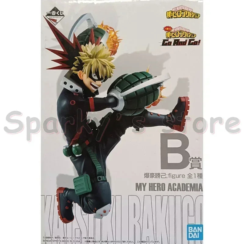 Original Ichiban KUJI MY HERO ACADEMIA Anime Figure Katsuki Bakugo Action Figure Toys for Boys Girls Kids Gifts Model