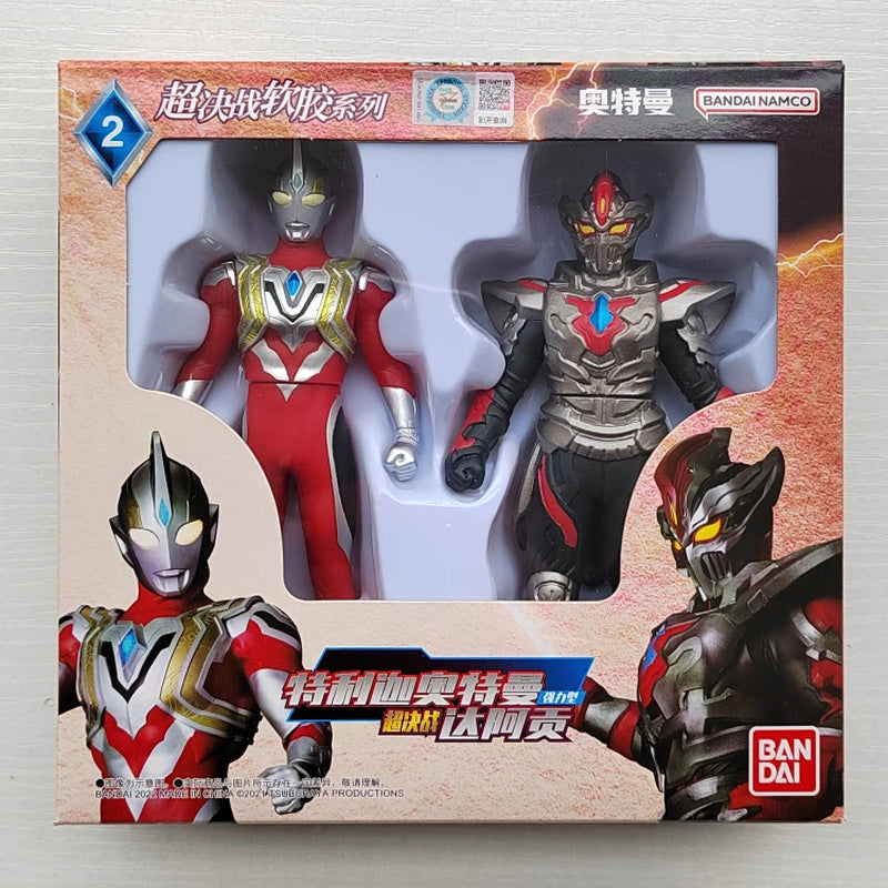 Original Ultraman Trigatiga Galaxy Dynasel Vin Super Showdown Monster Golbadada Set Box Soft Plastic Doll Children'S Gift