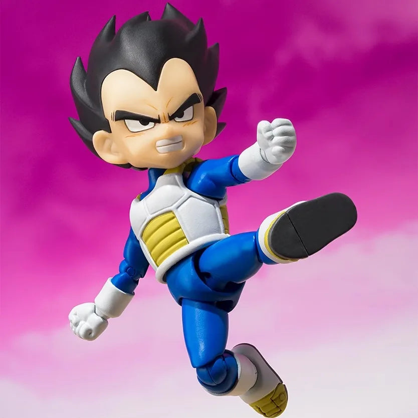 BANDAI S.H.Figuarts SHF Dragon Ball Vegeta MINI DAIMA Anime Action Figures Model Toys