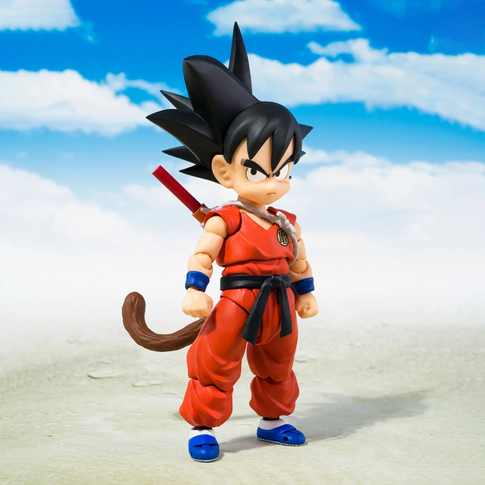 Original In Stock BANDAI SHFiguarts TNST Anime Dragon Ball Innocent Challenger Son Goku Action Figure Model Genuine Boxed Toy