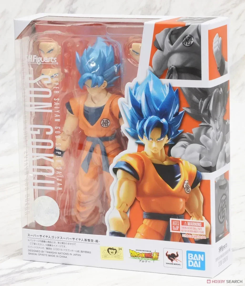 BANDAI Dragon Ball S H Figuarts SHF Broly Frieza Vegeta Legendary Goku Android 19 V Jump 30th Goku Action Toy Figures Gift