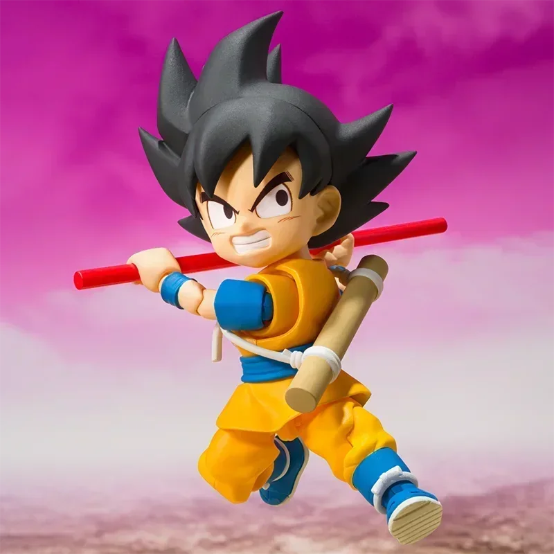 Bandai Dragon Ball S.H.Figuarts SHF Son Goku (MINI) DAIMA Anime Action Figures Model Toy