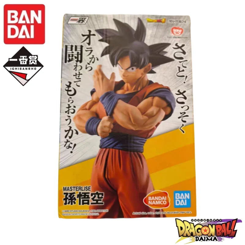 In Stock 100% Original Bandai Ichiban Kuji Strong Bonds Master Roshi, Three-Headed Statue Krillin Goku Anime Character Model