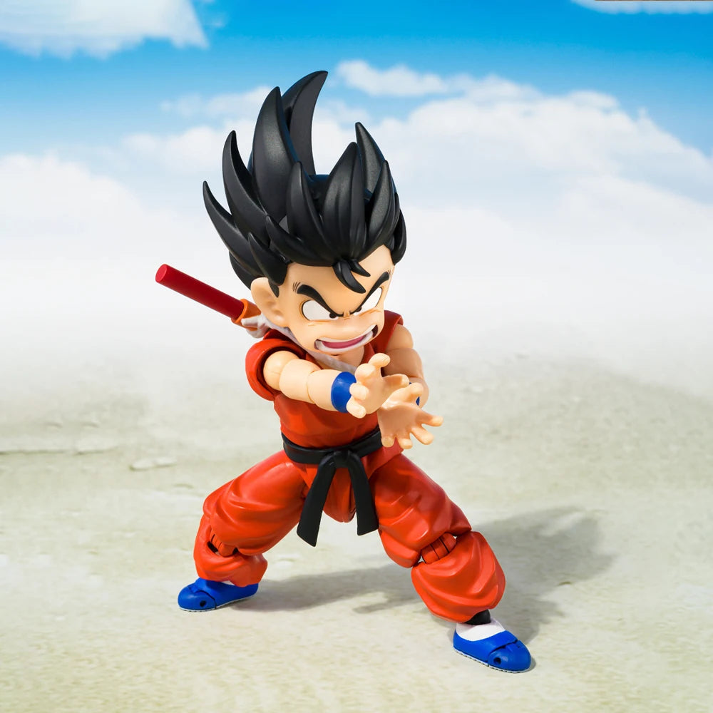 Original In Stock BANDAI SHFiguarts TNST Anime Dragon Ball Innocent Challenger Son Goku Action Figure Model Genuine Boxed Toy