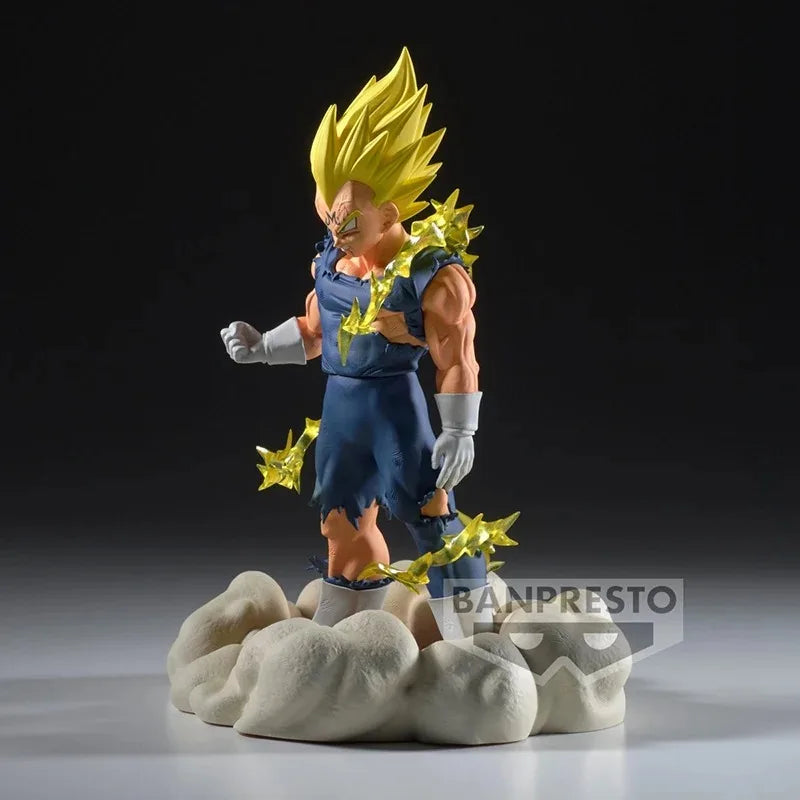 Original Banpresto Dragon Ball Z History Box Vol.12 MAJIN VEGETA PVC Anime Action Figures Model Collection Ornament Toy