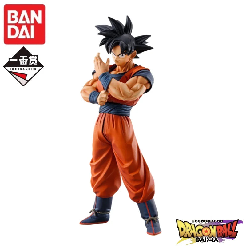 In Stock 100% Original Bandai Ichiban Kuji Strong Bonds Master Roshi, Three-Headed Statue Krillin Goku Anime Character Model
