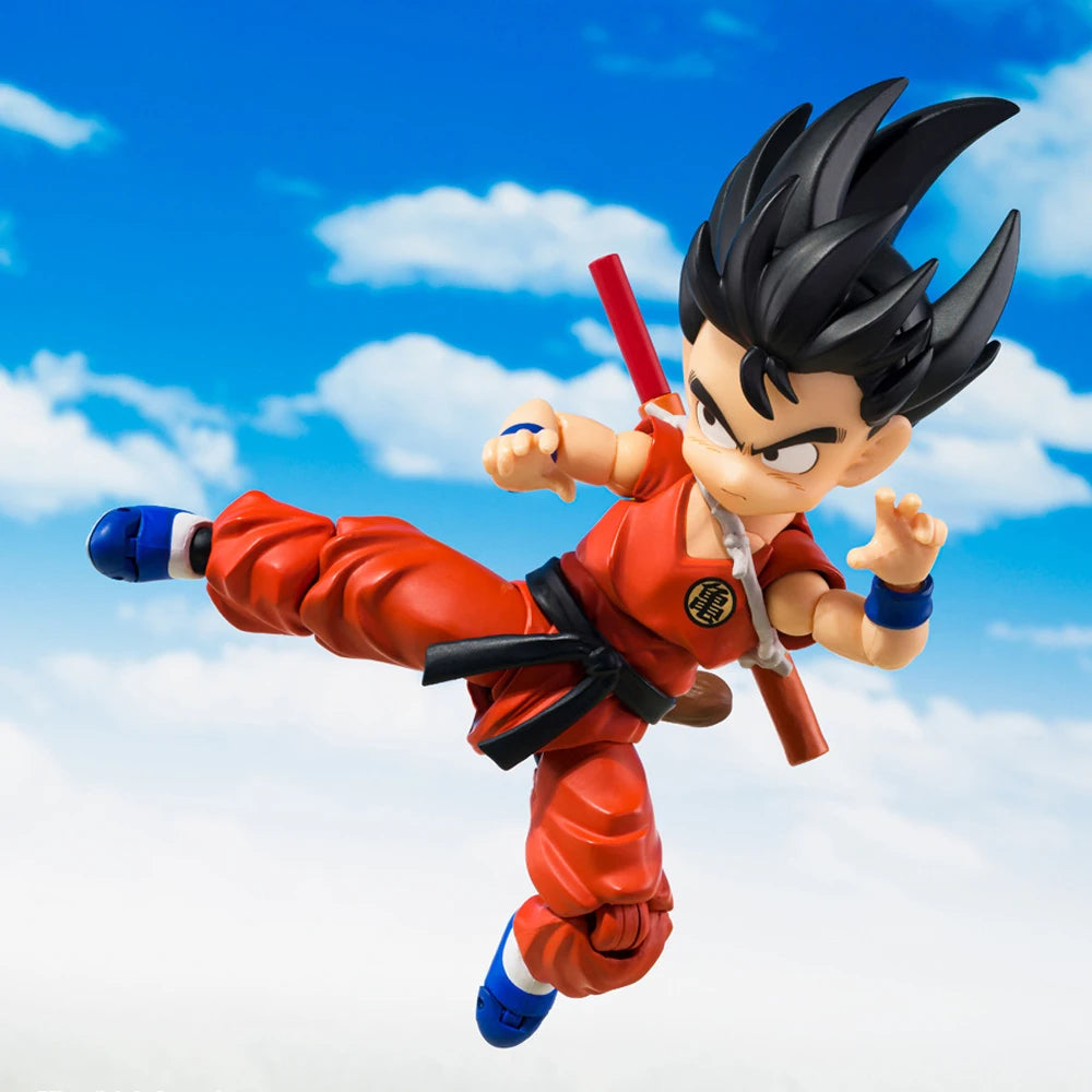 Original In Stock BANDAI SHFiguarts TNST Anime Dragon Ball Innocent Challenger Son Goku Action Figure Model Genuine Boxed Toy