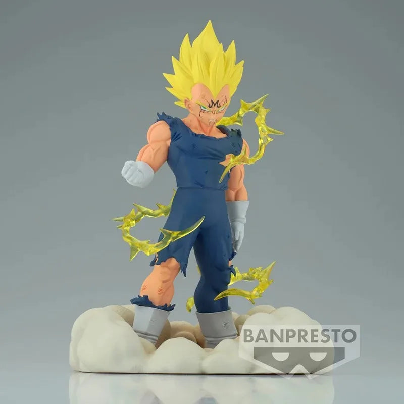 Original Banpresto Dragon Ball Z History Box Vol.12 MAJIN VEGETA PVC Anime Action Figures Model Collection Ornament Toy