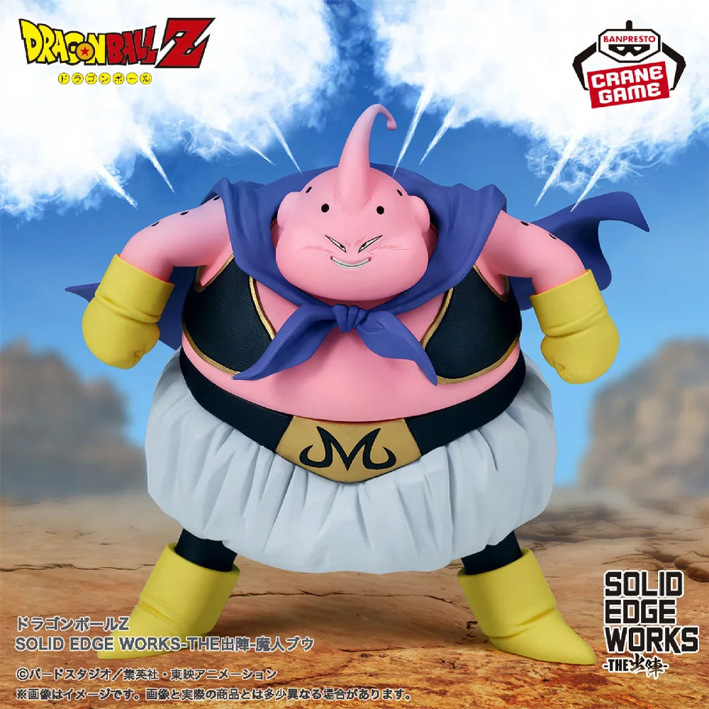 In Stock Original BANPRESTO SOLID EDGE WORKS Dragon Ball Z Majin Buu Figure Anime One Piece Model Genuine Boxed Toy