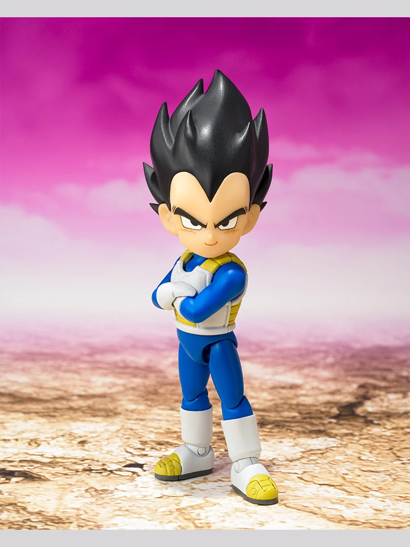 BANDAI S.H.Figuarts SHF Dragon Ball Vegeta MINI DAIMA Anime Action Figures Model Toys