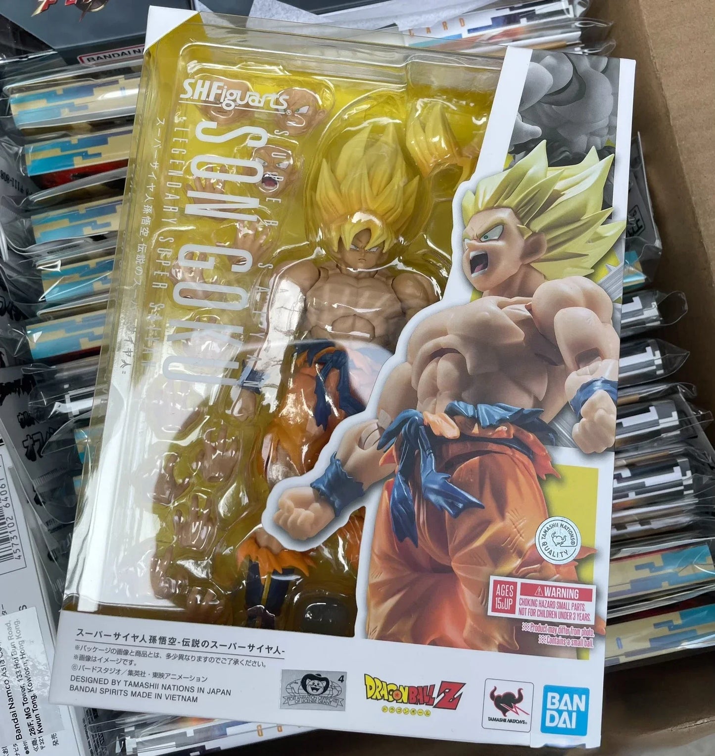BANDAI Dragon Ball S H Figuarts SHF Broly Frieza Vegeta Legendary Goku Android 19 V Jump 30th Goku Action Toy Figures Gift