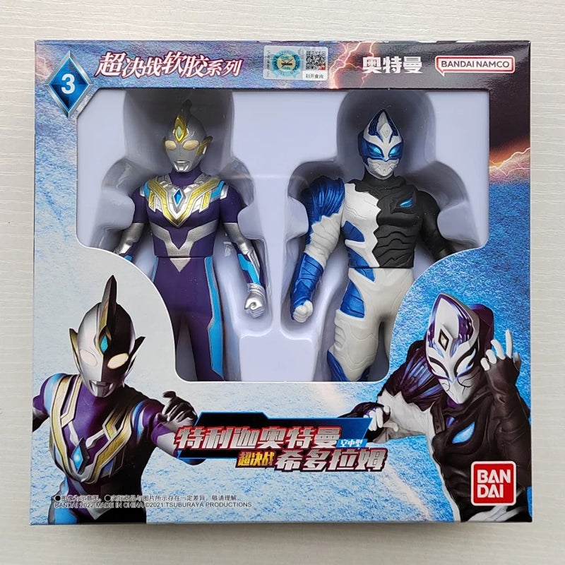 Original Ultraman Trigatiga Galaxy Dynasel Vin Super Showdown Monster Golbadada Set Box Soft Plastic Doll Children'S Gift