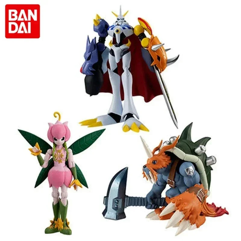 Original  Digimon Adventure Zudomon Omegamon Alter-S Lilimon Box Eggs Collected Assembly Ornaments Figure Models Toys