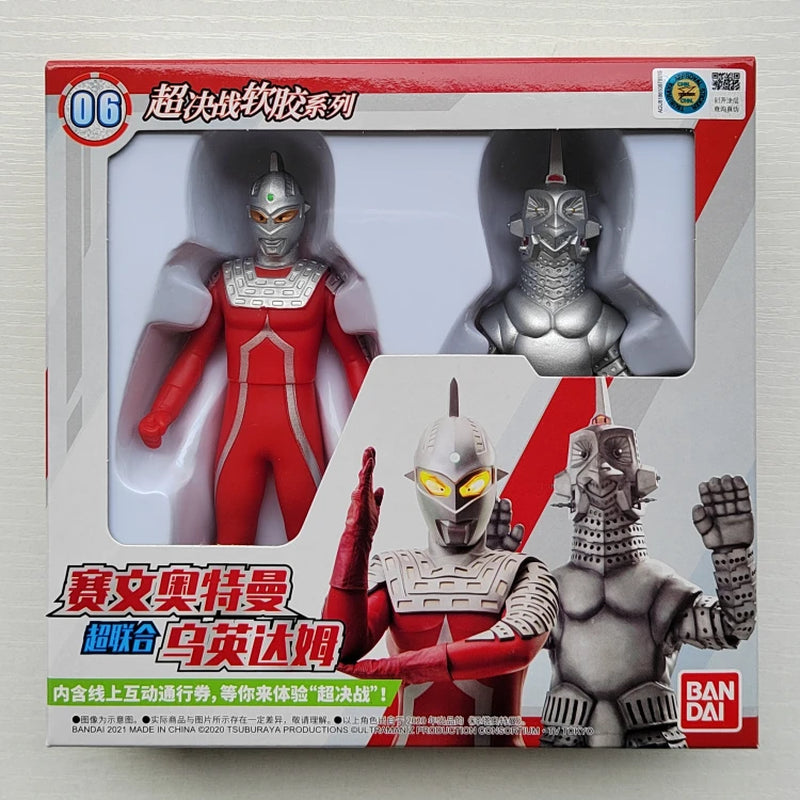 Original Ultraman Trigatiga Galaxy Dynasel Vin Super Showdown Monster Golbadada Set Box Soft Plastic Doll Children'S Gift