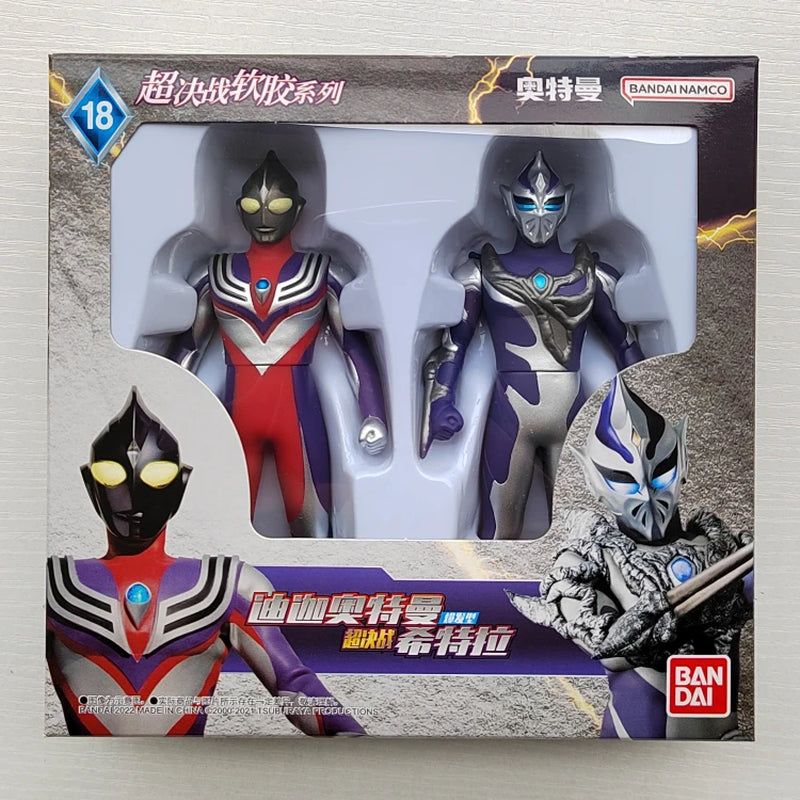 Original Ultraman Trigatiga Galaxy Dynasel Vin Super Showdown Monster Golbadada Set Box Soft Plastic Doll Children'S Gift