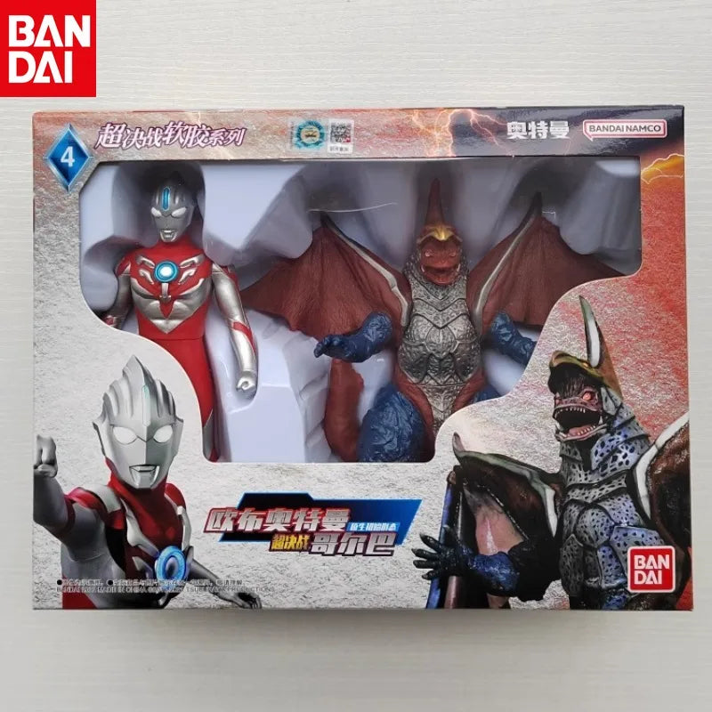 Original Ultraman Trigatiga Galaxy Dynasel Vin Super Showdown Monster Golbadada Set Box Soft Plastic Doll Children'S Gift