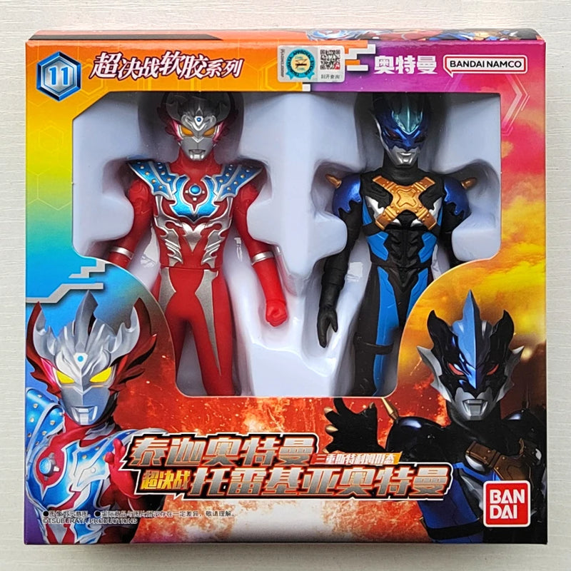 Original Ultraman Trigatiga Galaxy Dynasel Vin Super Showdown Monster Golbadada Set Box Soft Plastic Doll Children'S Gift