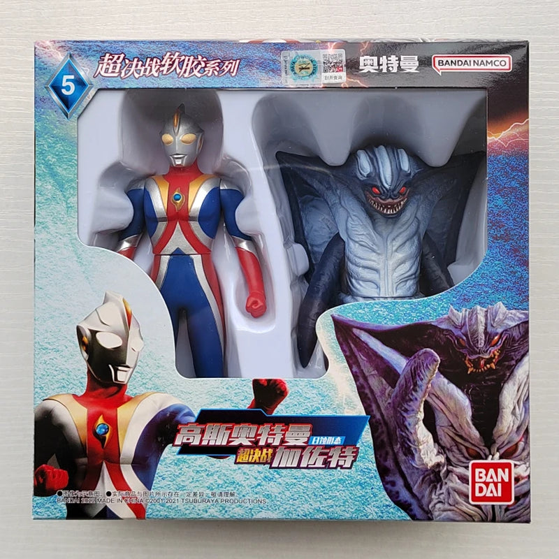 Original Ultraman Trigatiga Galaxy Dynasel Vin Super Showdown Monster Golbadada Set Box Soft Plastic Doll Children'S Gift