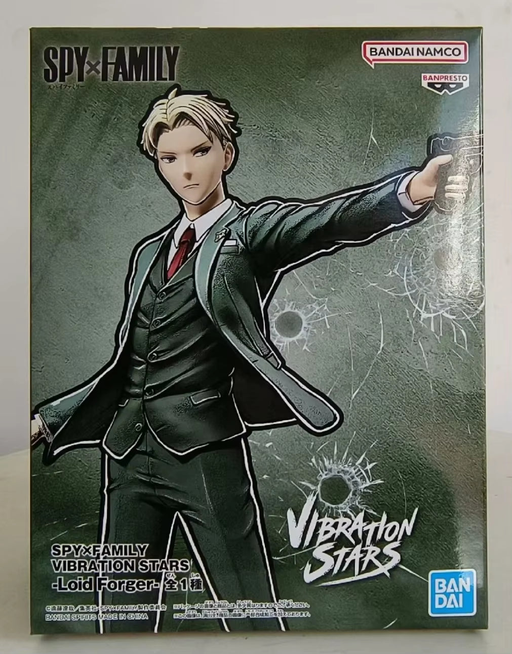 Original in Stock BANPRESTO Vibration Stars Loid Forger Yor Forger Figure Model Anime Spyxfamily Genuine Boxed Toy