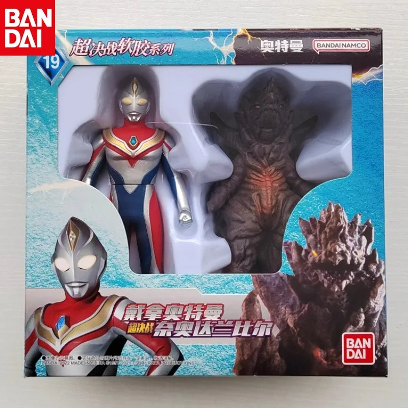Original Ultraman Trigatiga Galaxy Dynasel Vin Super Showdown Monster Golbadada Set Box Soft Plastic Doll Children'S Gift