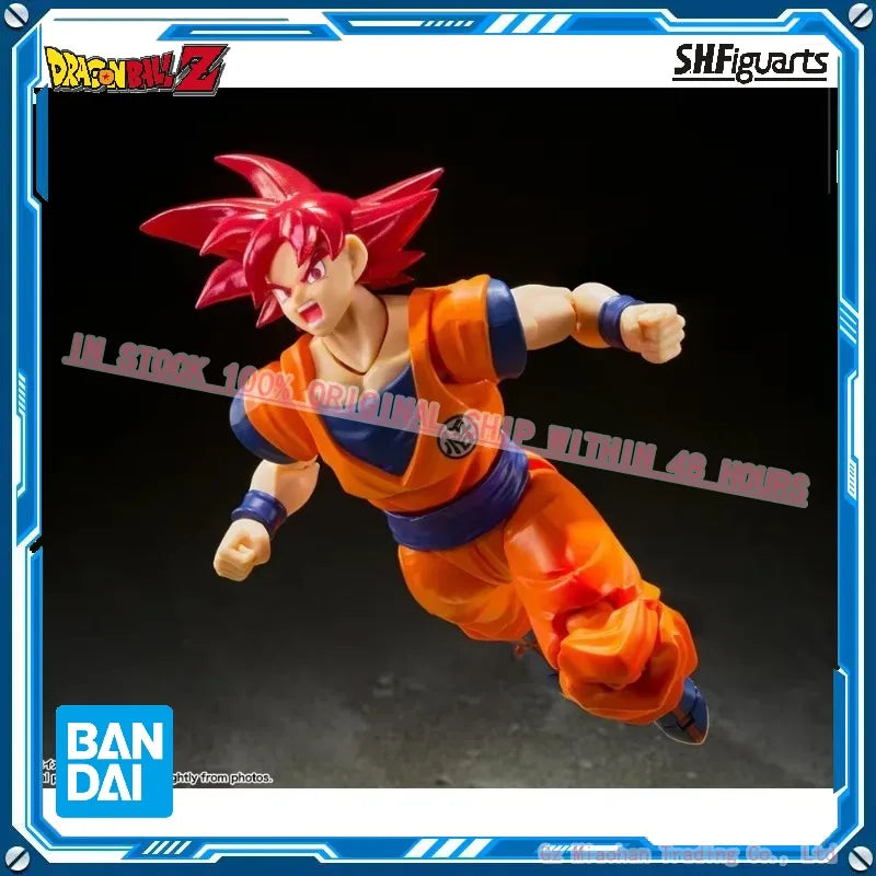 Wholesale Original  Shfiguarts Anime Dragon Ball Z Saiyan God Instilled with the Light of Righteous Hearts Son Goku