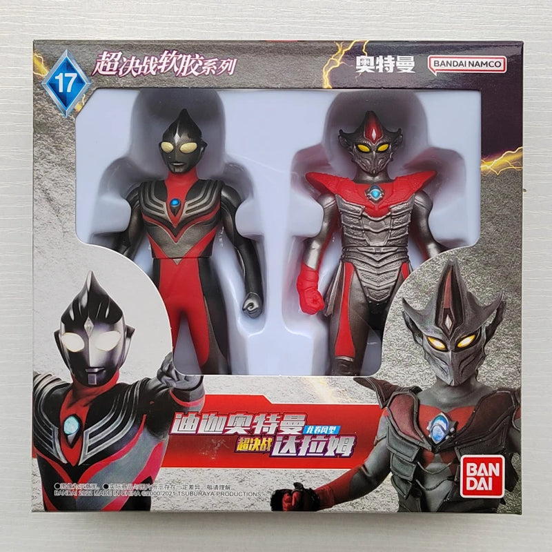 Original Ultraman Trigatiga Galaxy Dynasel Vin Super Showdown Monster Golbadada Set Box Soft Plastic Doll Children'S Gift