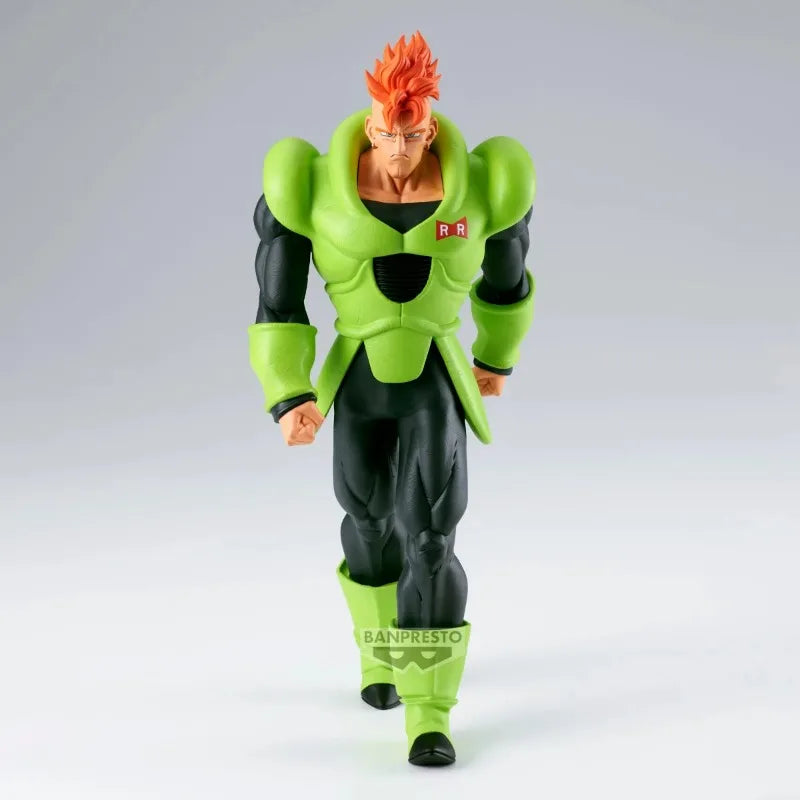 Original Banpresto Anime Dragon Ball Z SOLID EDGE WORKS Android 16 PVC Action Figure Model Collectible Toy Gifts