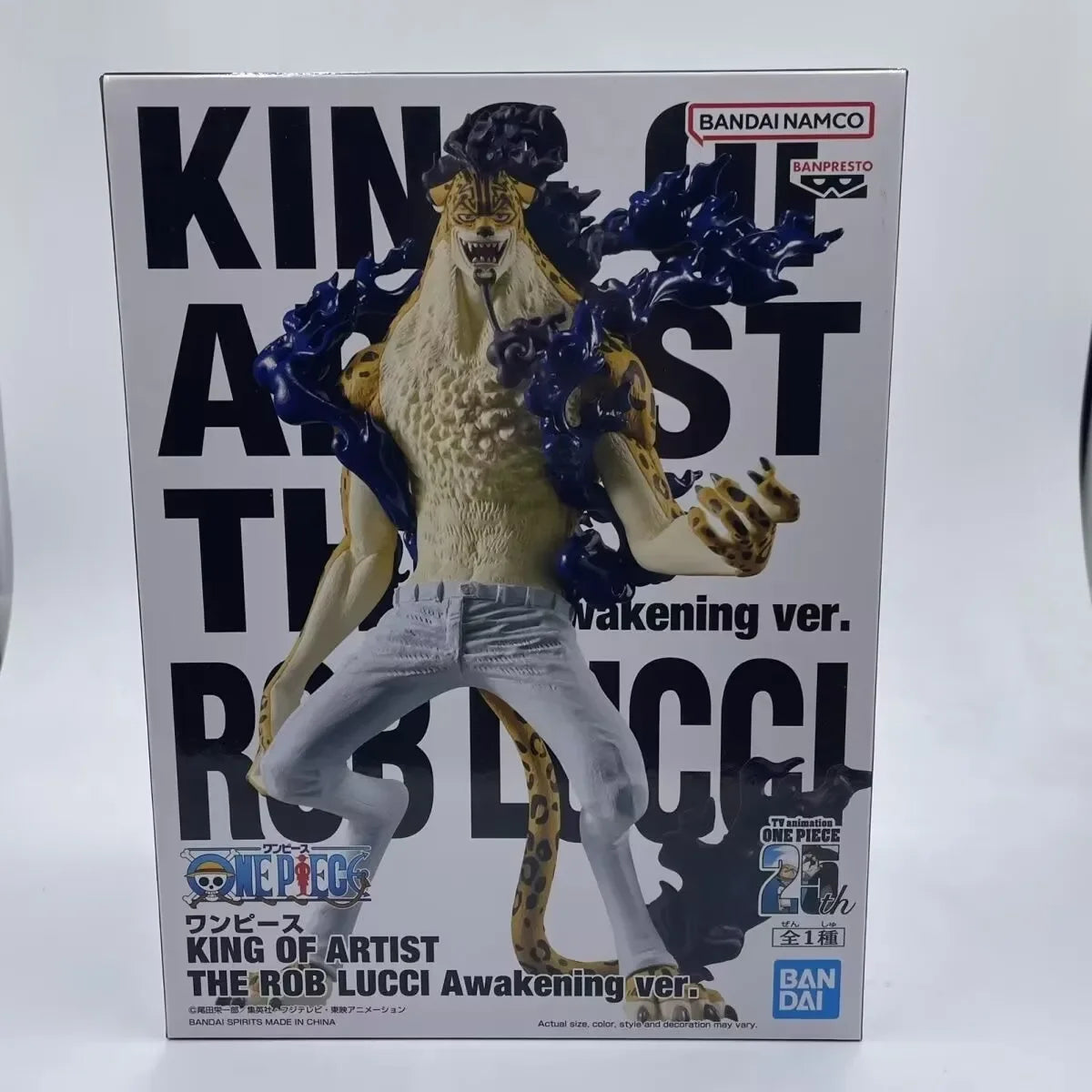 Original  King of Artist One Piece Rob Lucci Awakening Ver. 19Cm Genuine Action Anime Figure Pvc Model Collectible Toys