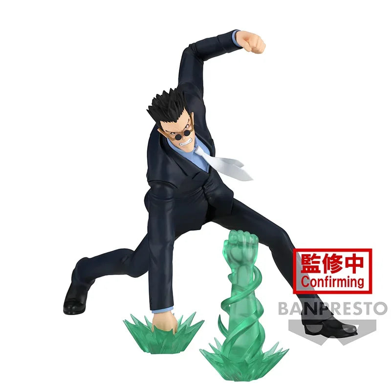 Original HUNTER×HUNTER Leorio Paladiknight Anime Figure VIBRATION STARS Series Action Figurine Collectible Toys GK Gifts