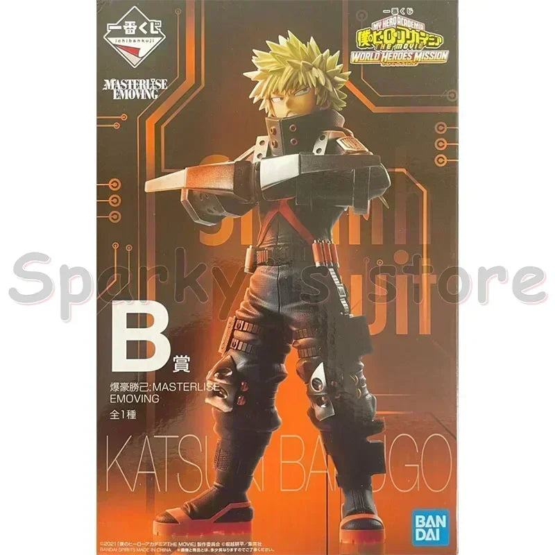 Original Ichiban KUJI MY HERO ACADEMIA Anime Figure Katsuki Bakugo Action Figure Toys for Boys Girls Kids Gifts Model